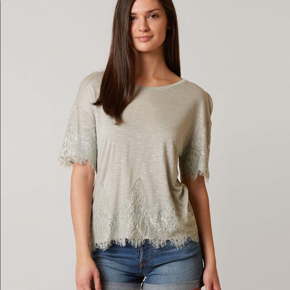 • DAYTRIP • by buckle eyelash lace blouse